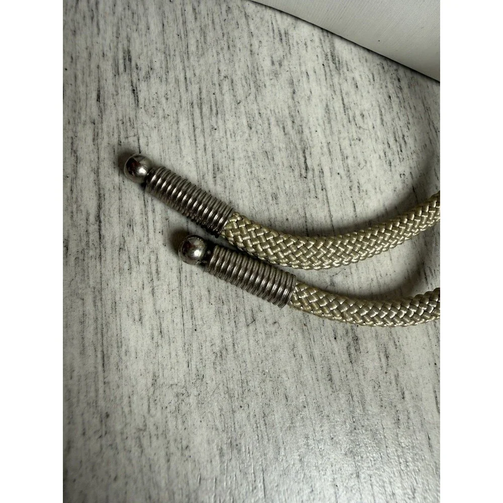 Vintage Hickok Western Pioneer Covered Conestoga Wagon Bolo Tie Metallic Cord
